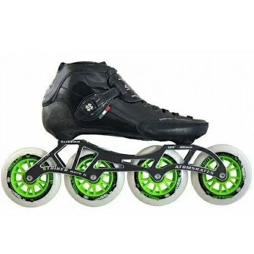 Atom Wheels innovation on display during an inline skate session - deprojekt